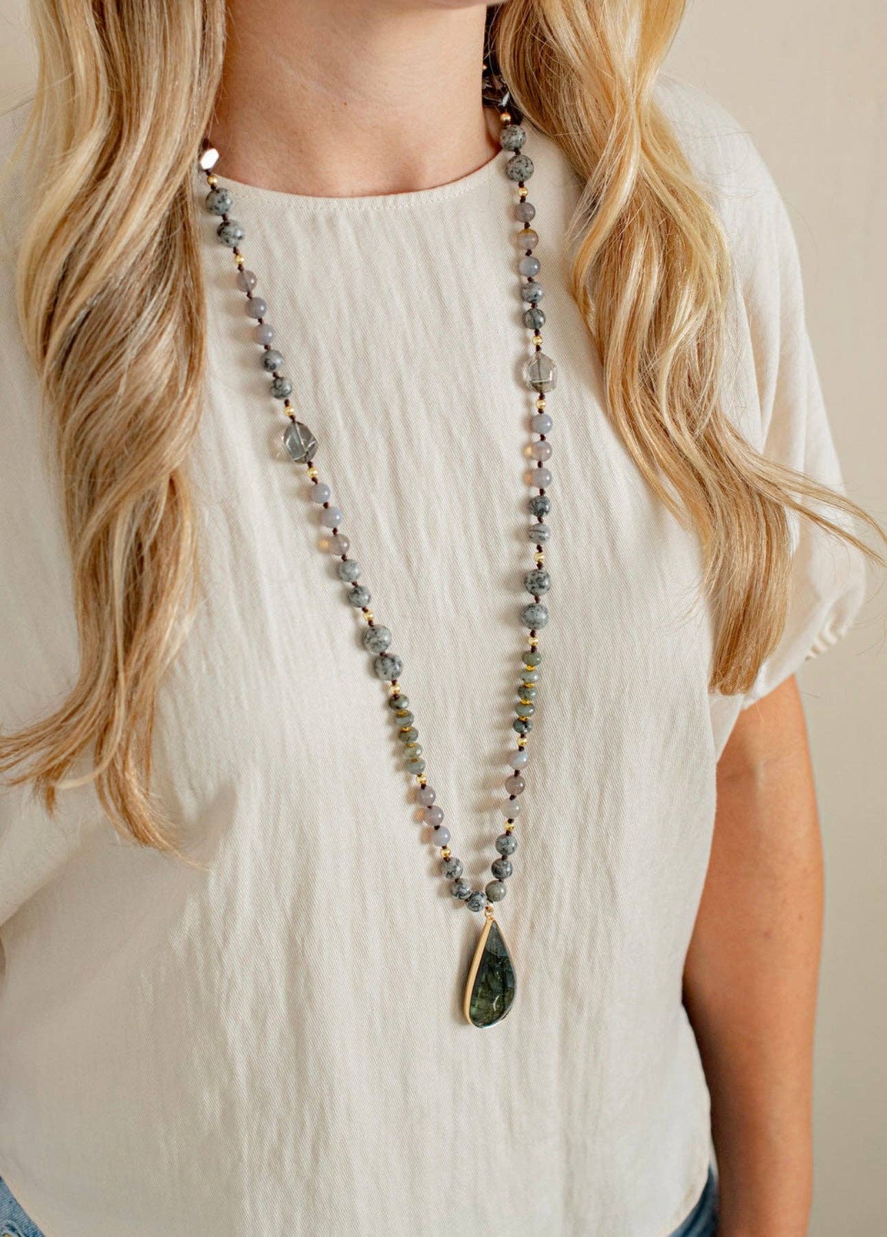 Urban Glamour Labradorite Necklace