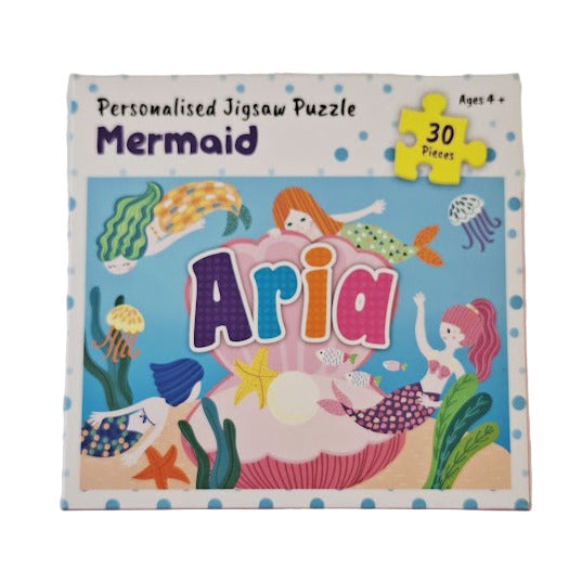 Personalised Jigsaw Puzzle for Girls - Mermaid