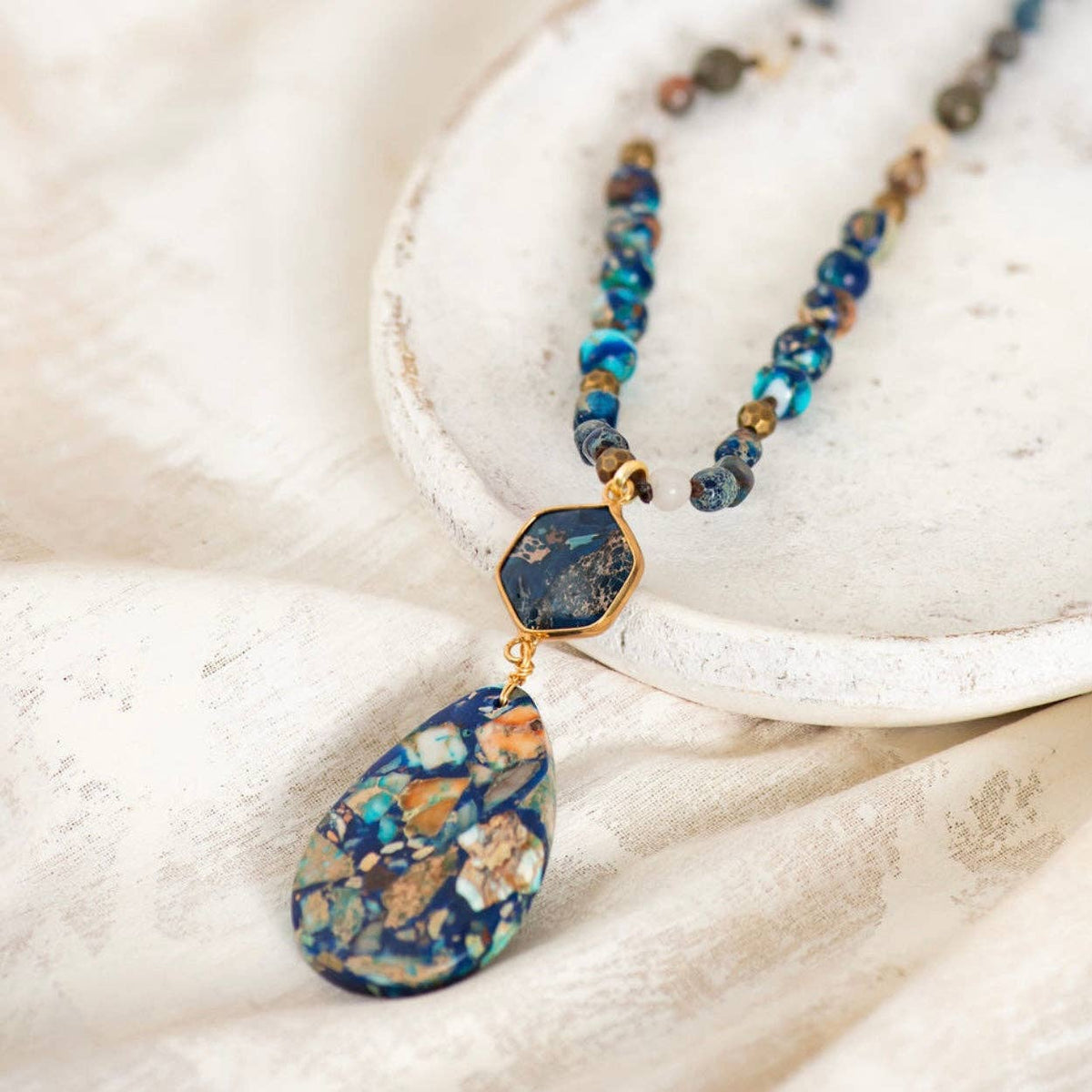 The Blue Jasper Necklace