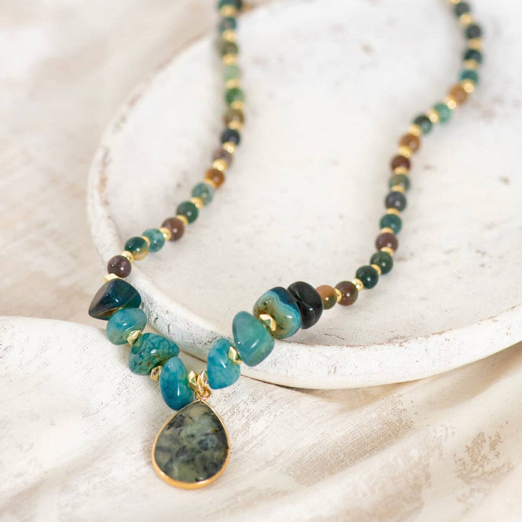 Green Emerald Enchantment Necklace