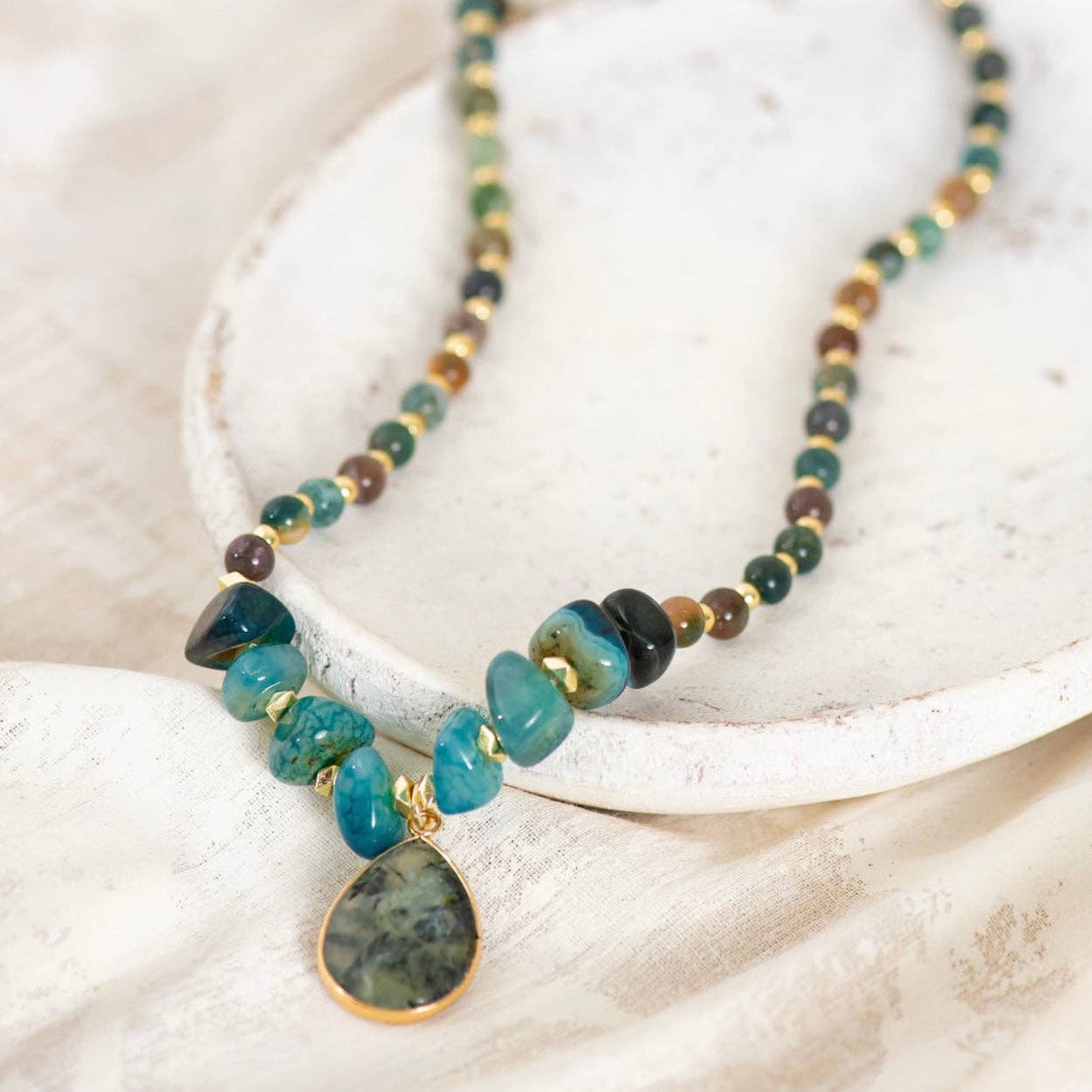 Green Emerald Enchantment Necklace
