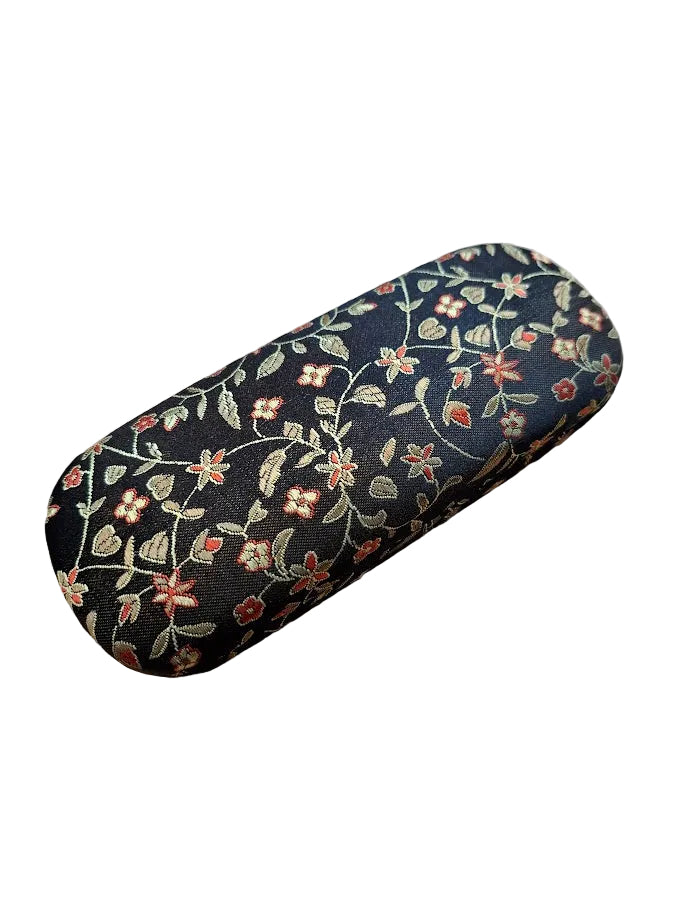 Brocade Embroidered Hard Glasses Case