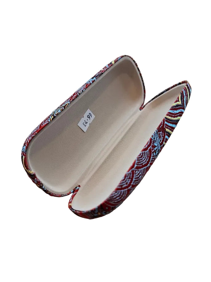 Brocade Embroidered Hard Glasses Case