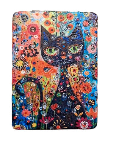 Glittery Cat Compact Mirror