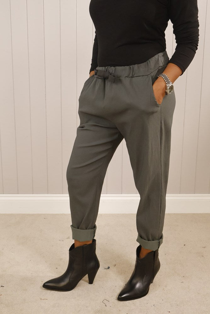 Charcoal Grey Magic Trousers