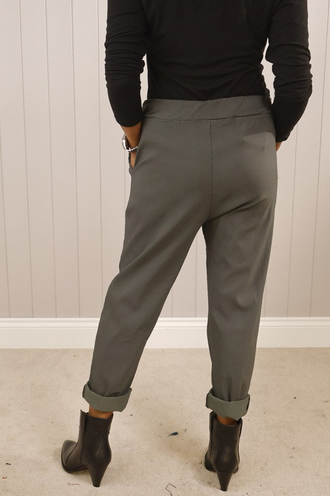 Charcoal Grey Magic Trousers