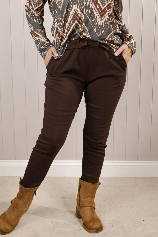 Chocolate Brown Magic Trousers