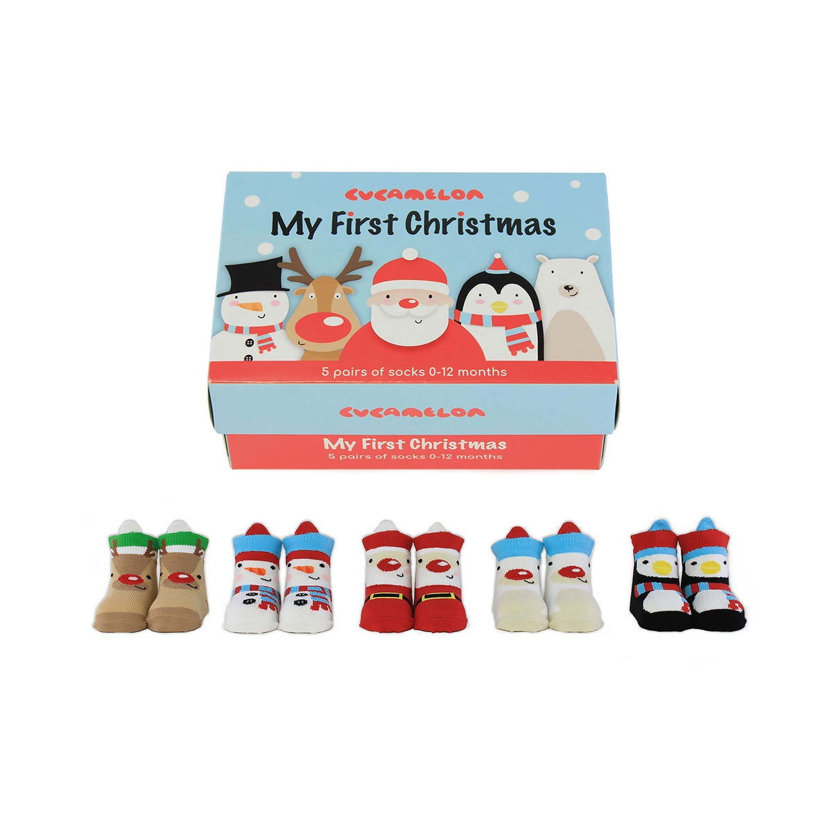 My First Christmas Baby Socks