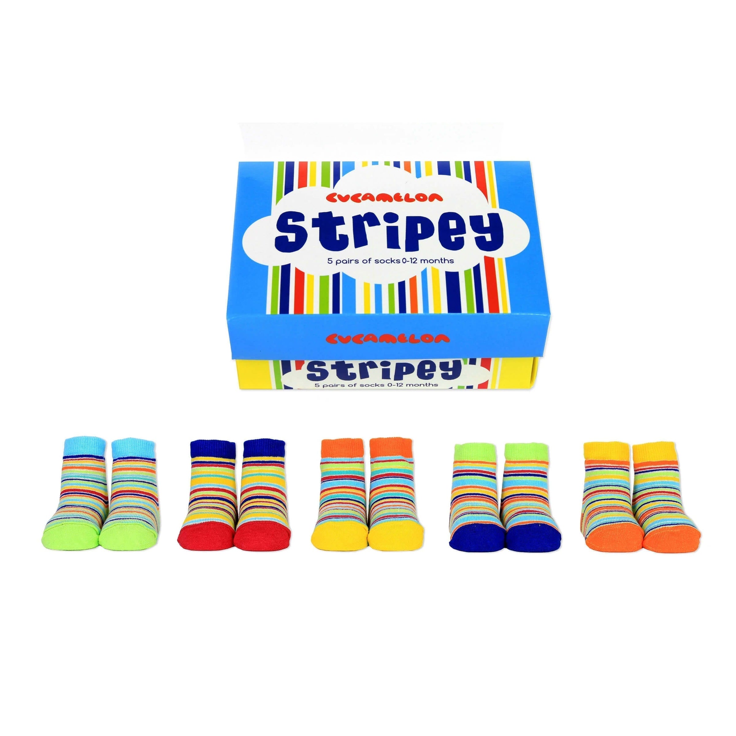 Stripey Baby Socks