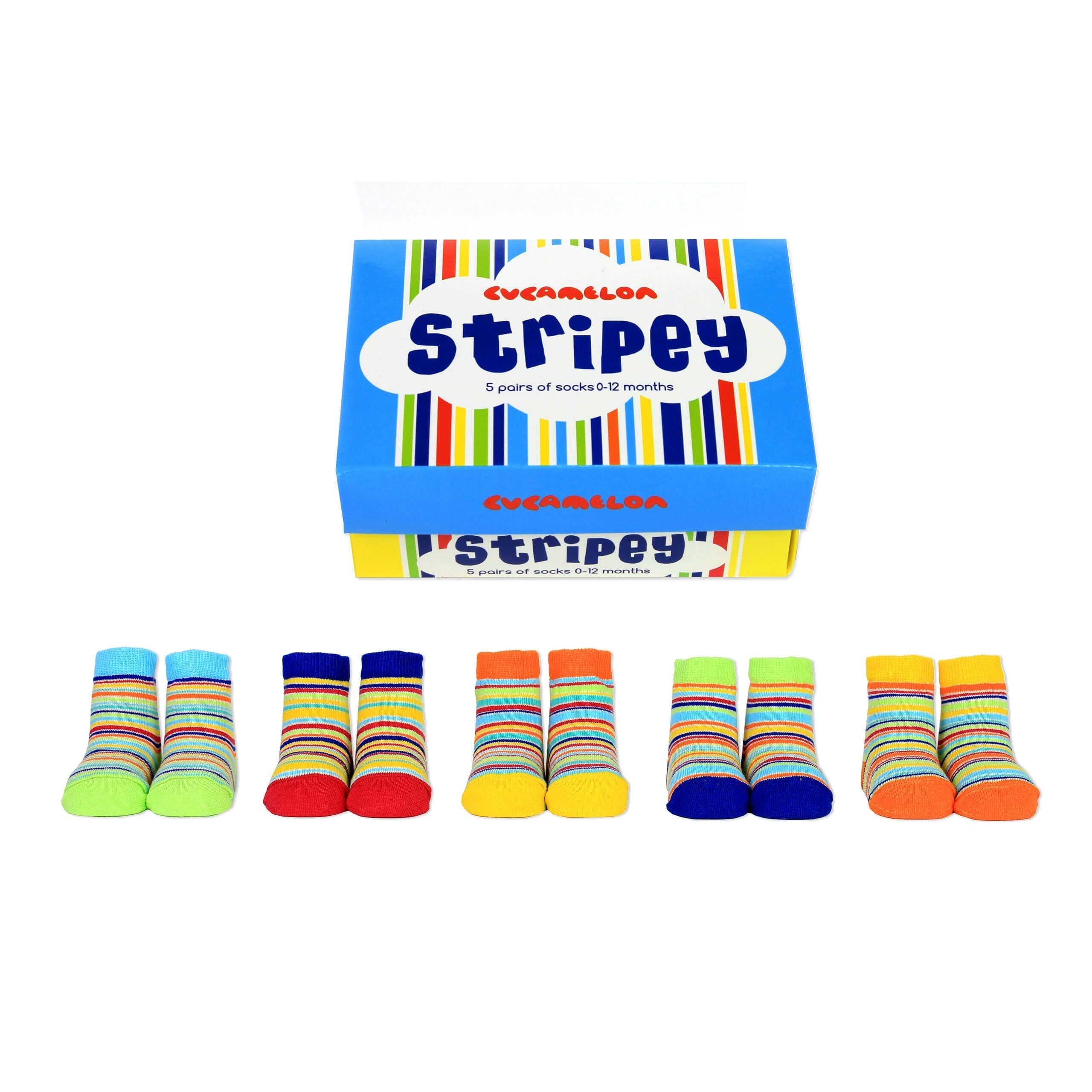 Stripey Baby Socks