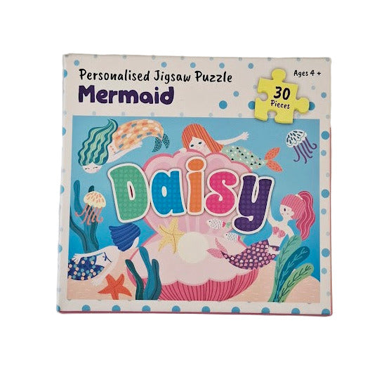 Personalised Jigsaw Puzzle for Girls - Mermaid
