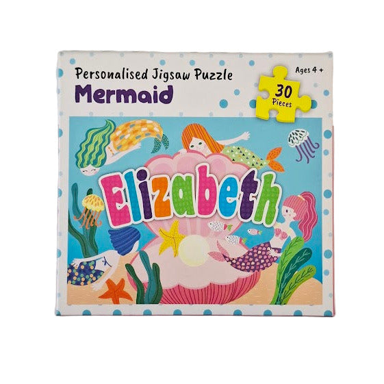 Personalised Jigsaw Puzzle for Girls - Mermaid