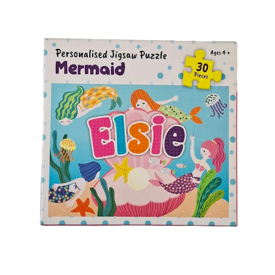 Personalised Jigsaw Puzzle for Girls - Mermaid