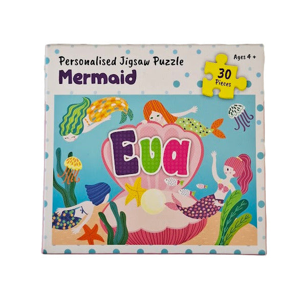 Personalised Jigsaw Puzzle for Girls - Mermaid