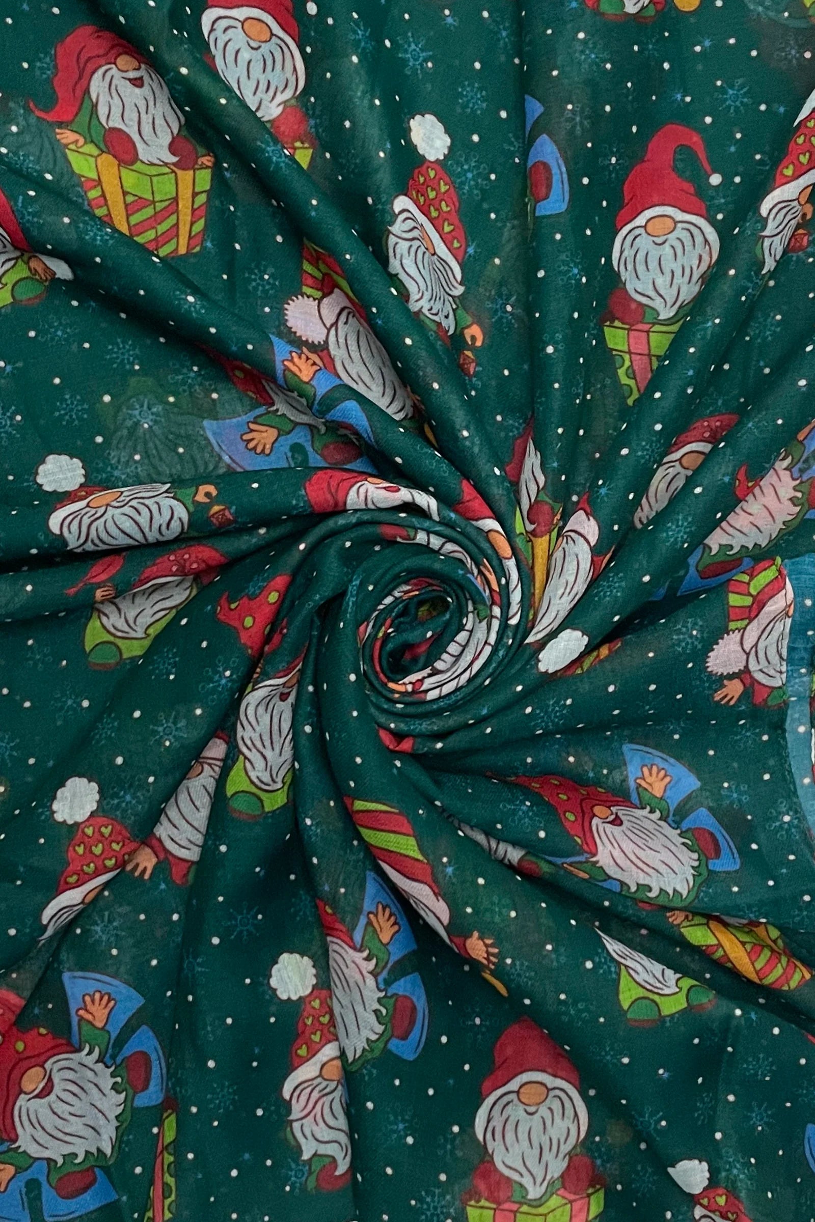 Gonk Pattern Christmas Scarf