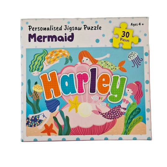 Personalised Jigsaw Puzzle for Girls - Mermaid