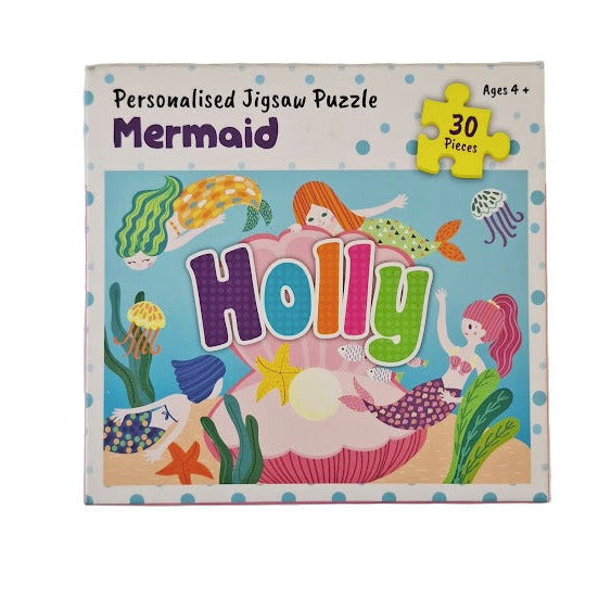 Personalised Jigsaw Puzzle for Girls - Mermaid