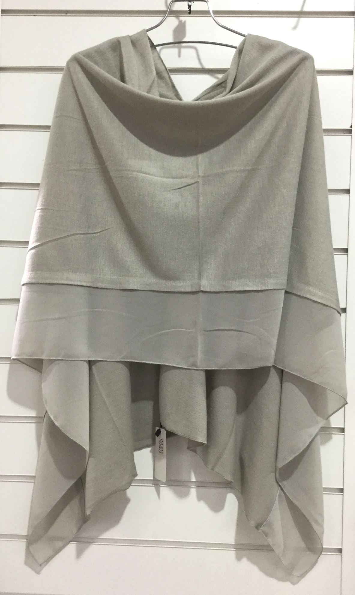 Light Grey Poncho