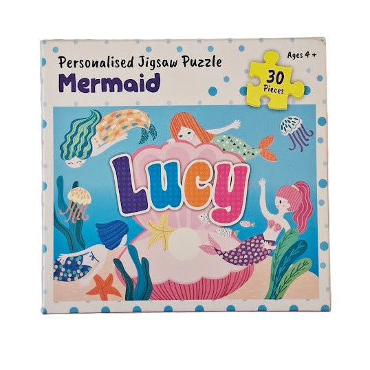 Personalised Jigsaw Puzzle for Girls - Mermaid