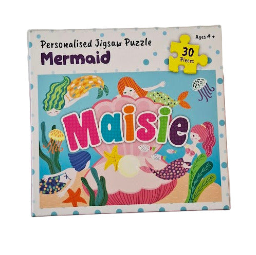 Personalised Jigsaw Puzzle for Girls - Mermaid