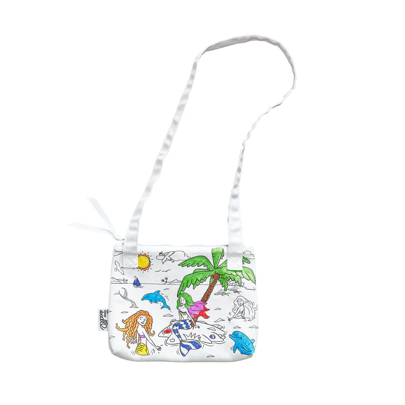 Mermaid Crossbody Colouring Bag