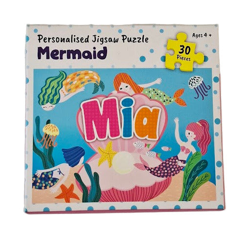 Personalised Jigsaw Puzzle for Girls - Mermaid