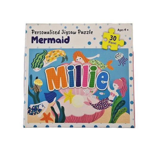Personalised Jigsaw Puzzle for Girls - Mermaid