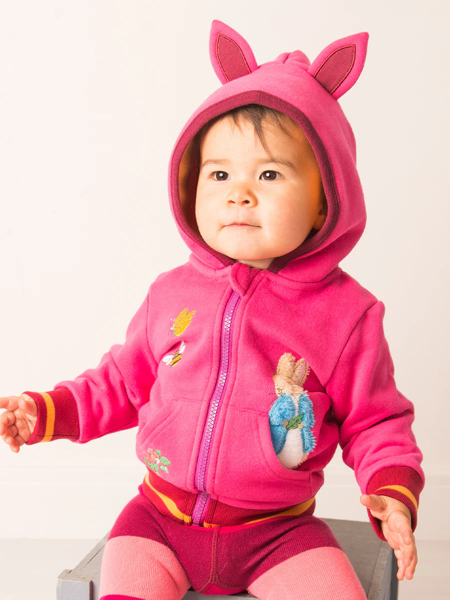 Peter Rabbit Pink Kids Hoodie