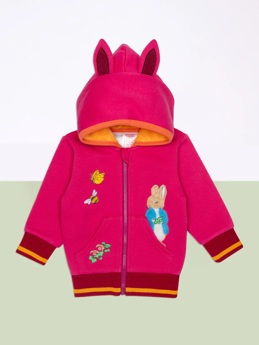 Peter Rabbit Pink Kids Hoodie
