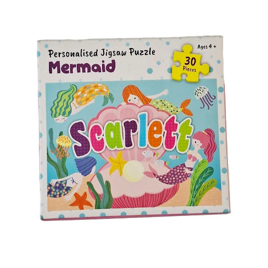 Personalised Jigsaw Puzzle for Girls - Mermaid