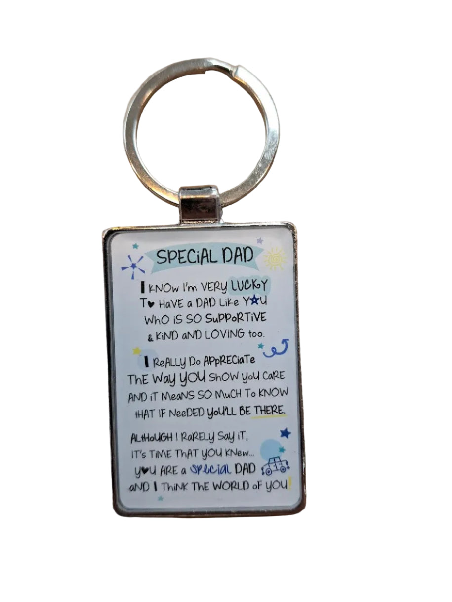 'Special Dad' Keyring