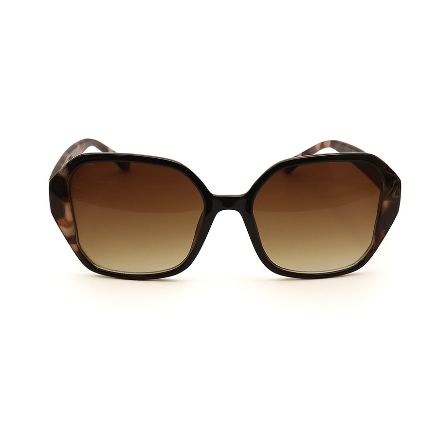 Square Tortoiseshell Oversized Sunglasses