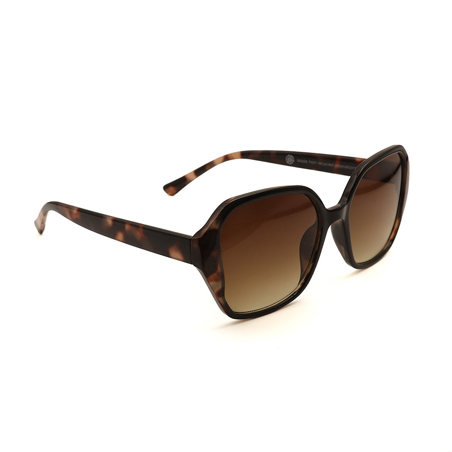 Square Tortoiseshell Oversized Sunglasses
