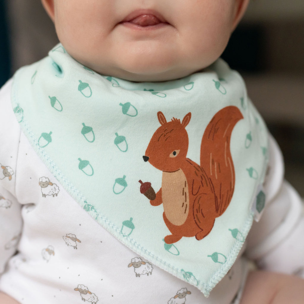 Woodland Bandana Bib Set