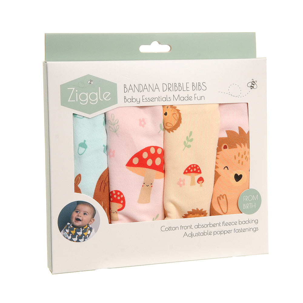 Woodland Bandana Bib Set